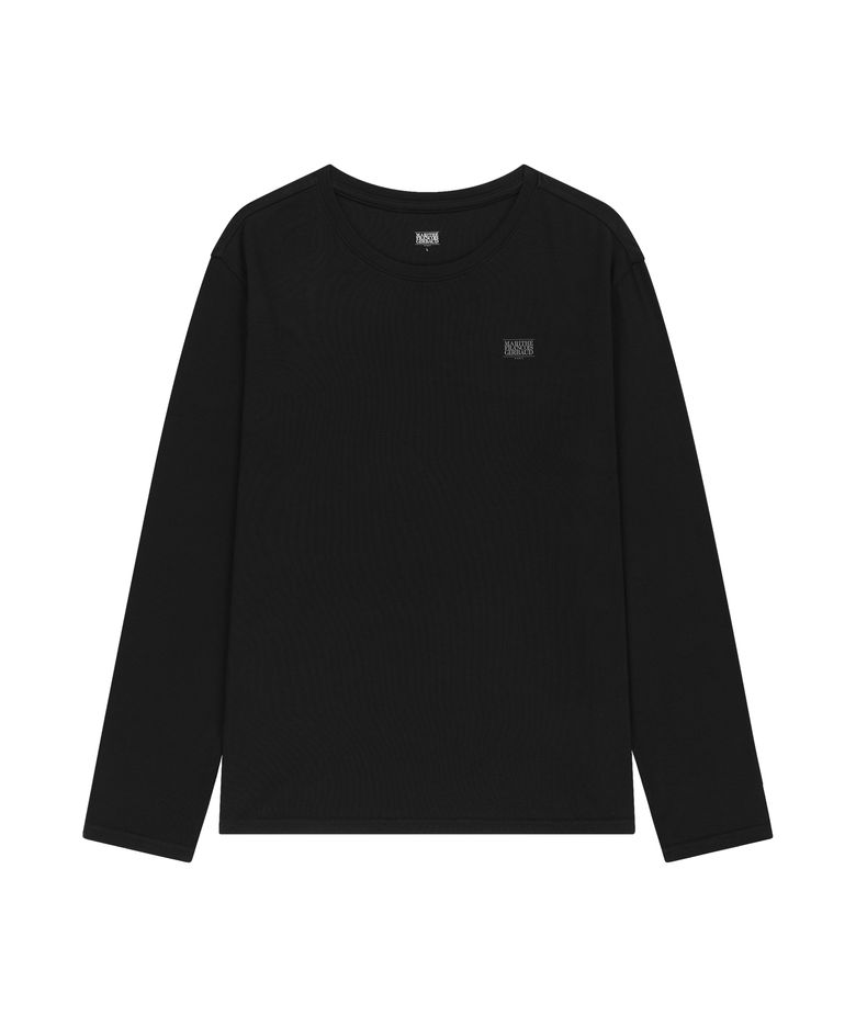 M WARM LONG SLEEVE TOP black