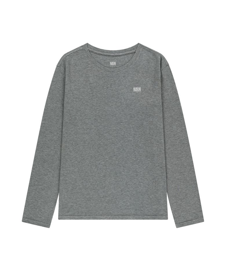 M WARM LONG SLEEVE TOP heather charcoal