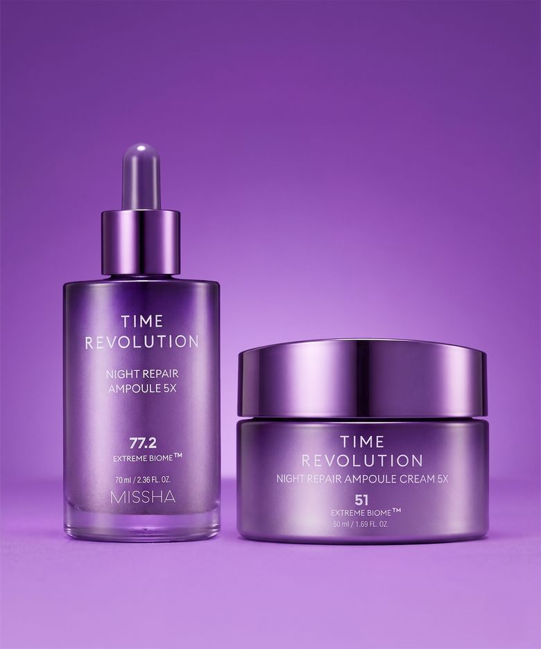 [SET] 타임레볼루션 나이트리페어 앰플 70ml + 크림 50ml