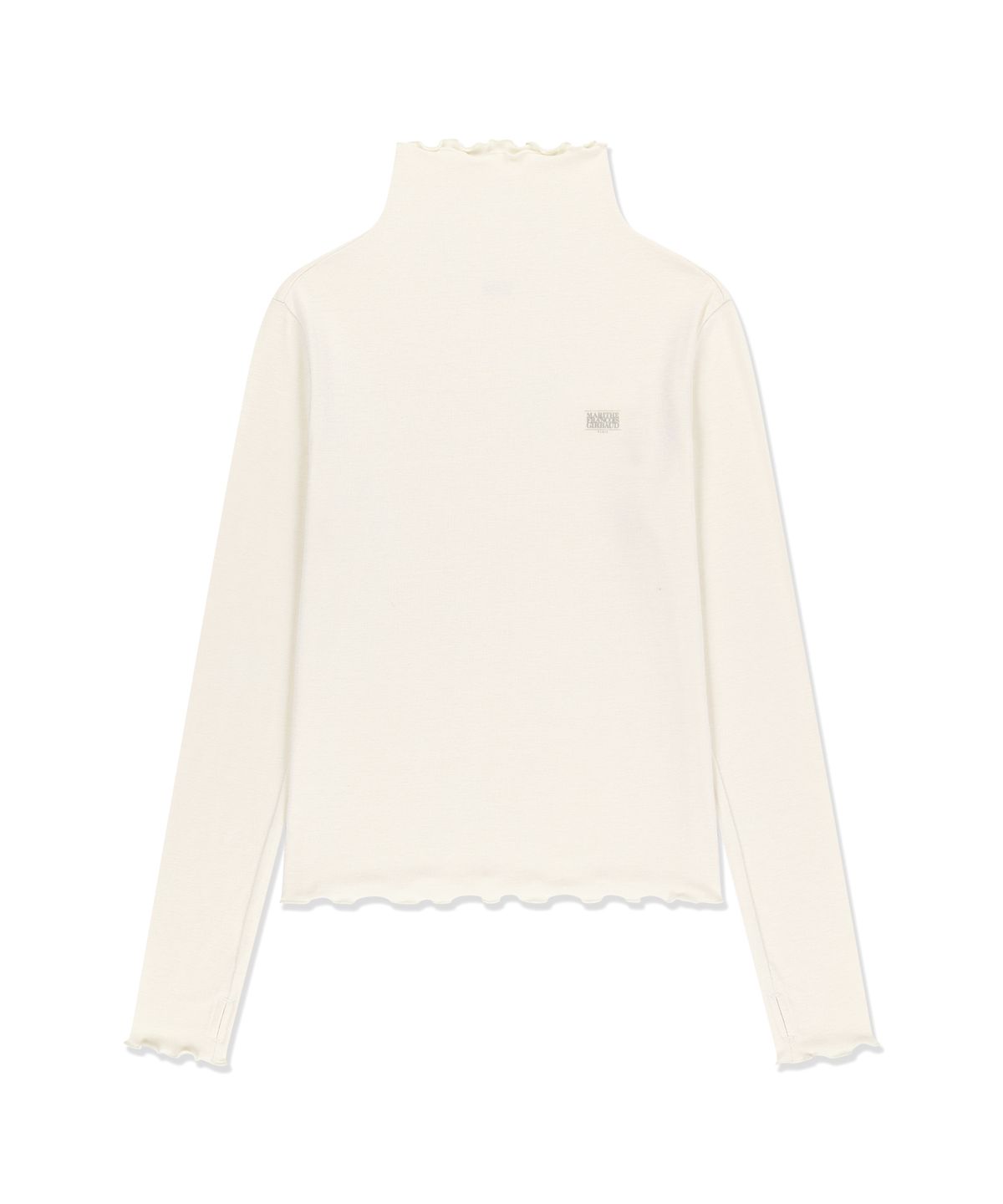 마리떼 프랑소와 저버(MARITHÉ + FRANҪOIS GIRBAUD) W WARM TURTLE NECK TOP ivory