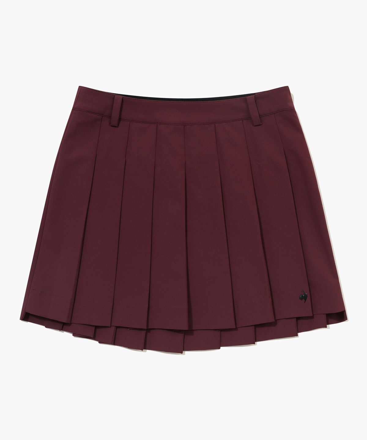 르꼬끄 골프(LECOQ GOLF) 여성 밴딩 플리츠 스커트 _WINE GR322LSK81