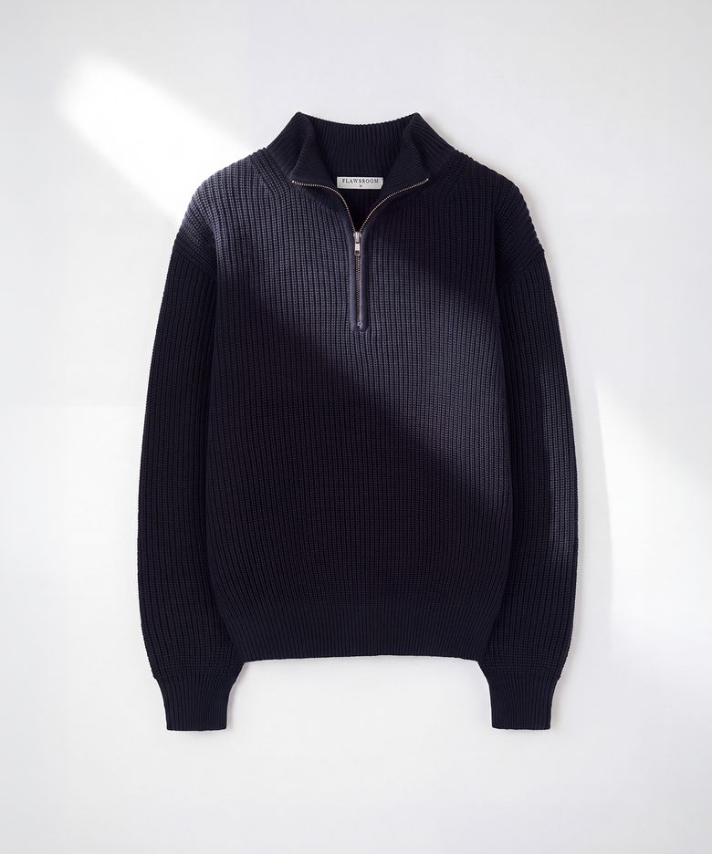 Verne Half Zip NAVY