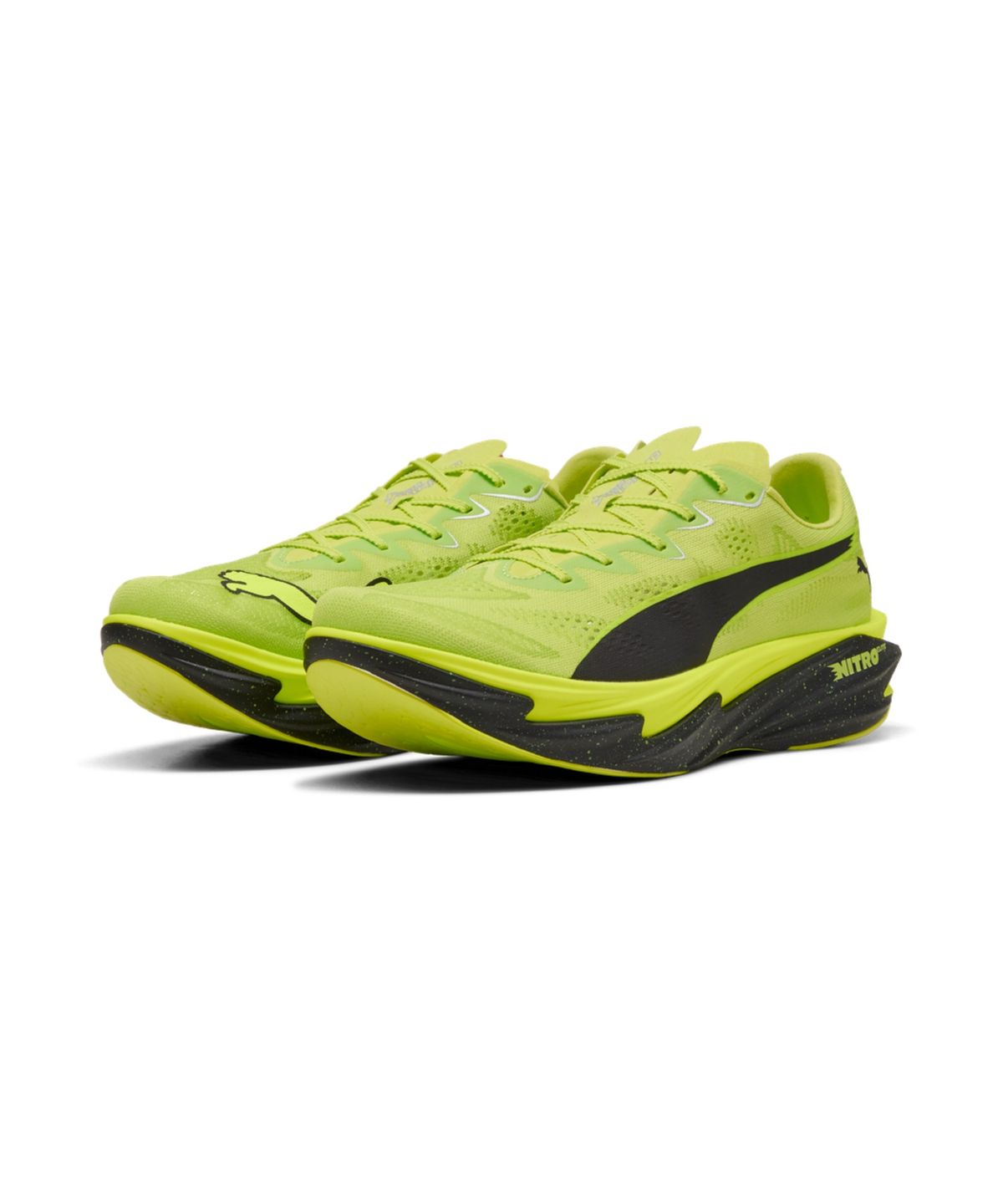 푸마(PUMA) 디비에이트 나이트로 엘리트 4 - 서니 라임-푸마 블랙 / 312127-10