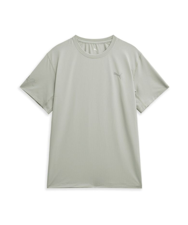 [헬로 선라이즈 컬래버] PE 숏 슬리브 티셔츠 - 라임스톤 그레이 / 611923-01