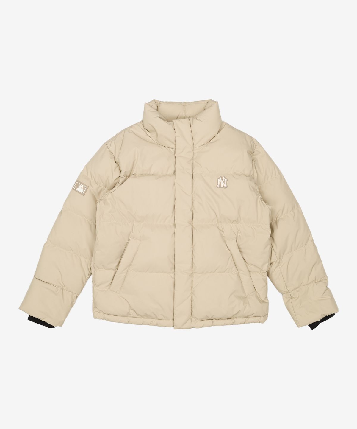 엠엘비(MLB) NY 베이직 덕다운 숏패딩 (BEIGE) M