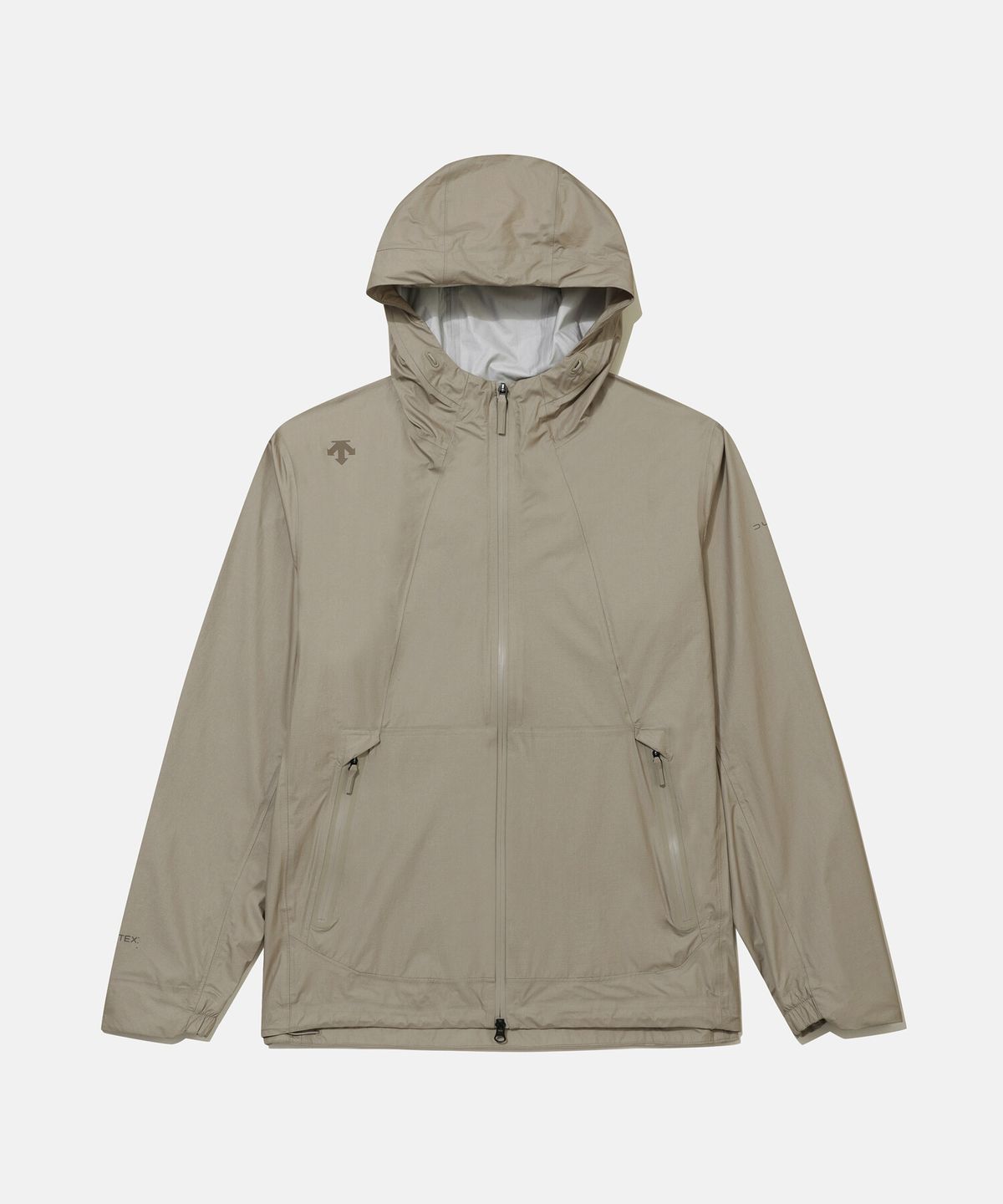 데상트(DESCENTE) 남성 레인블락 퍼텍스 3LAYER 방수 자켓 베이지 SR321DJK71