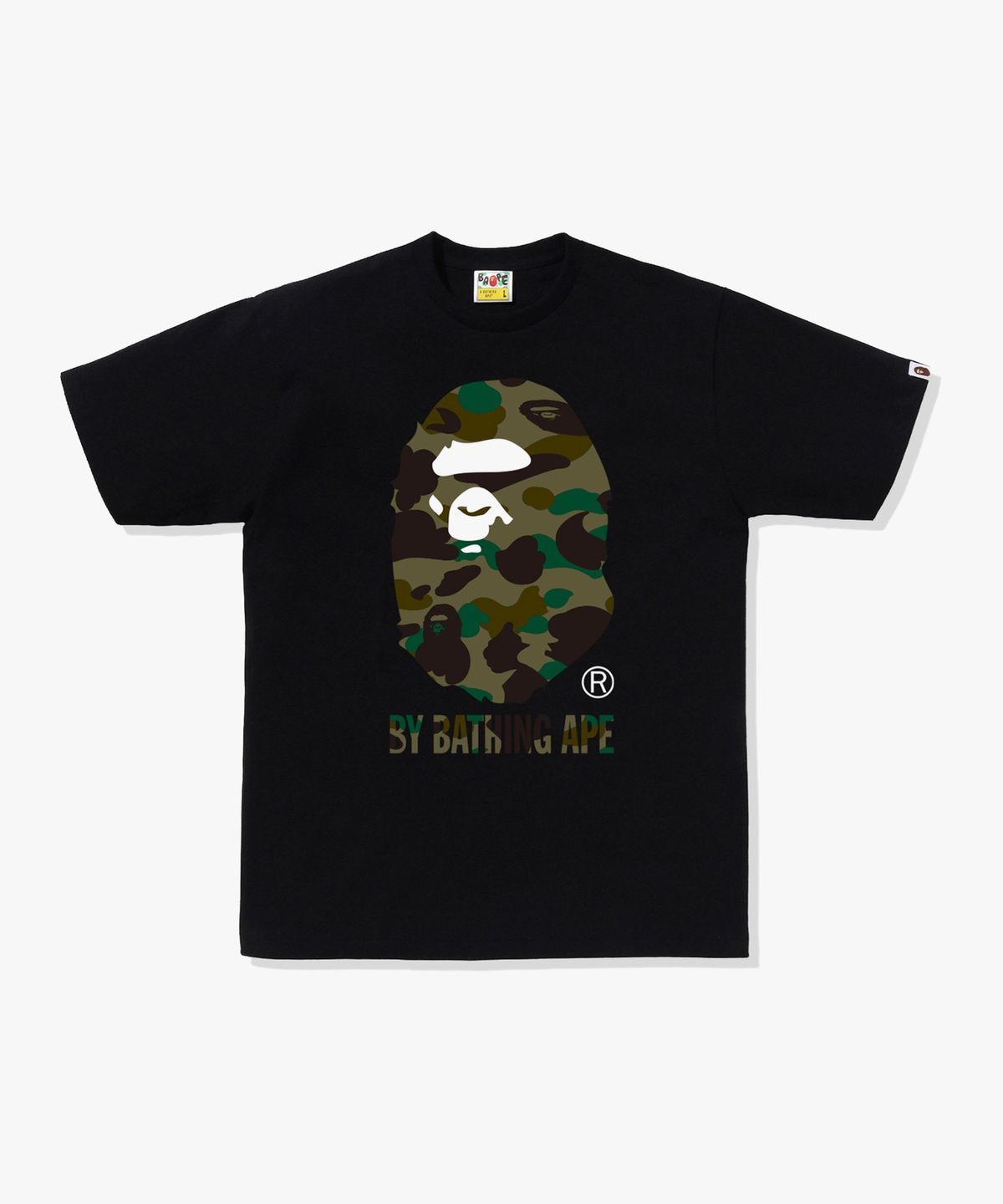 베이프(BAPE) 퍼스트 카모 BY BATHING APE 티셔츠(M) BLACK/GREEN