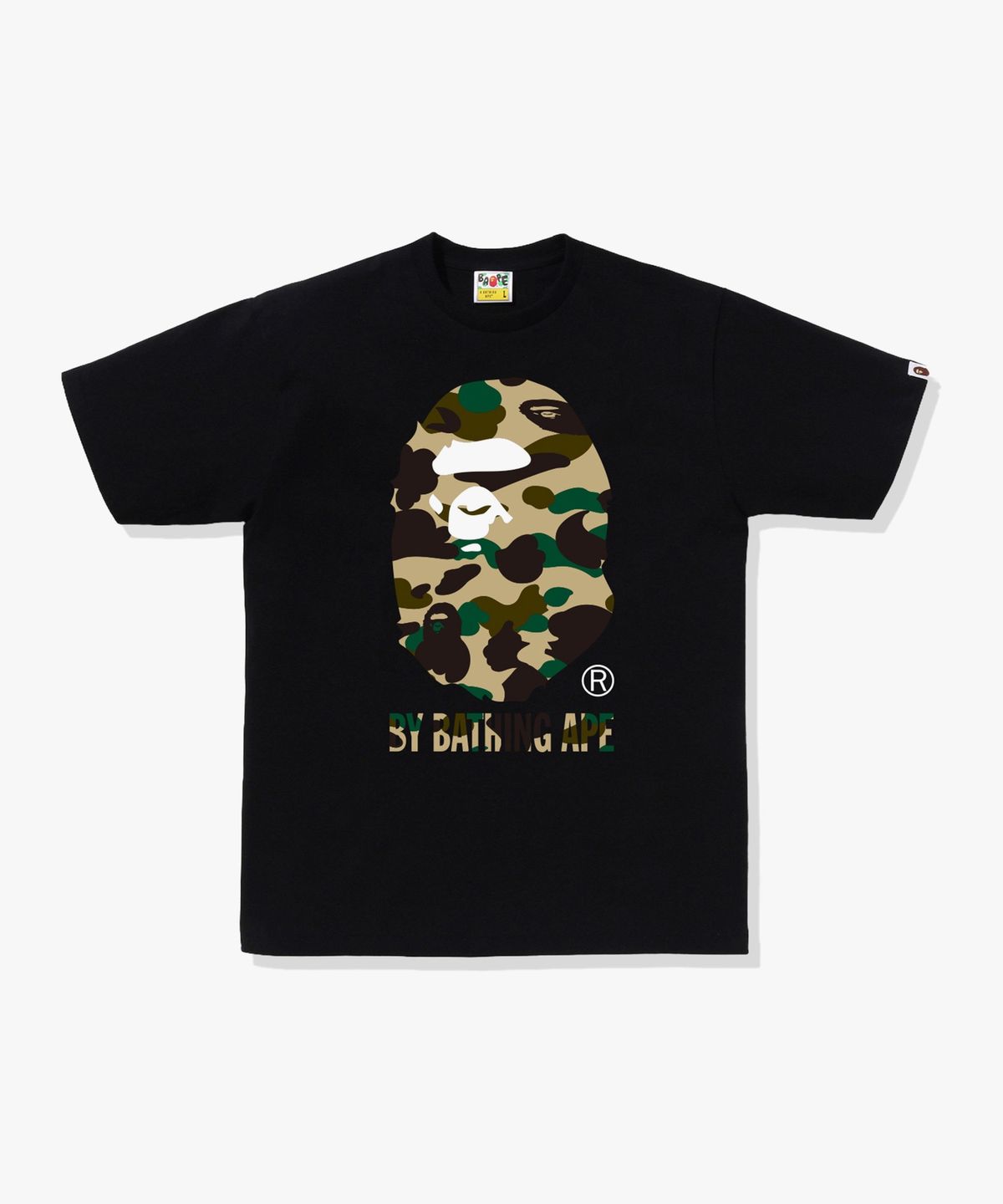 베이프(BAPE) 퍼스트 카모 BY BATHING APE 티셔츠(M) BLACK/YELLOW