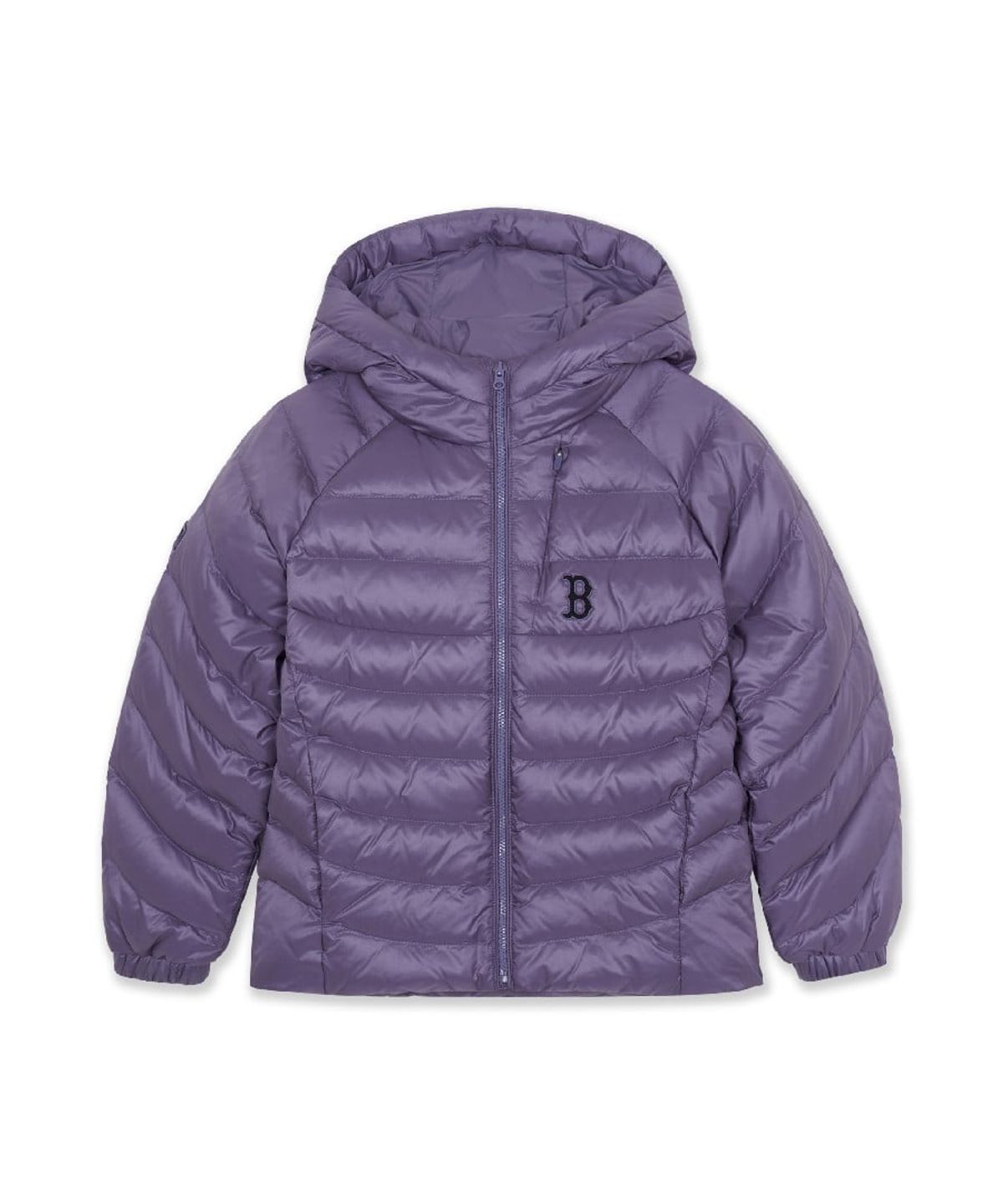 엠엘비 키즈(MLB KIDS) 아웃도어 모디파이드 유로피안덕 경량다운 BOS (Purple)