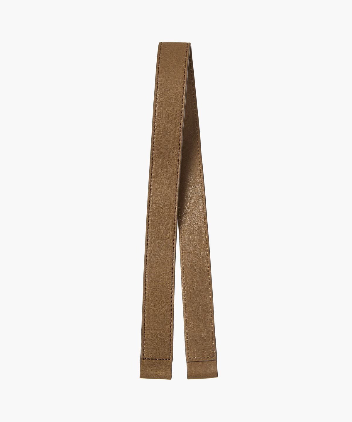 마지셔우드(MARGESHERWOOD) DUMPLING STRAP_vintage camel washed nappa