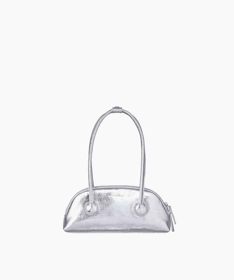 BESSETTE SHOULDER_silver crinkle