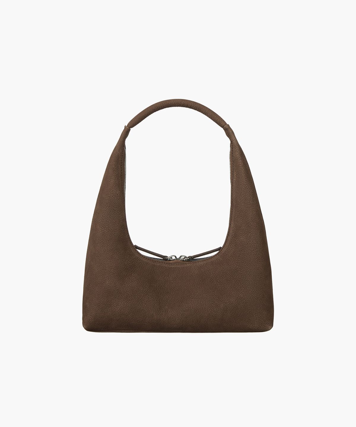 마지셔우드(MARGESHERWOOD) HOBO SHOULDER_milk brown nubuck