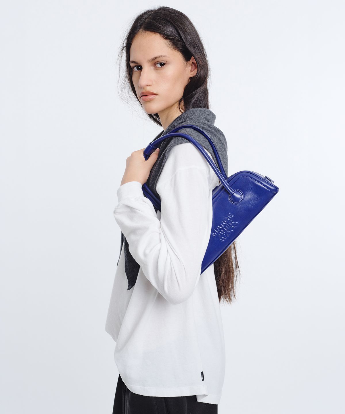 마지셔우드(MARGESHERWOOD) SOFT BOSTON EW MINI_royal blue glossy plain