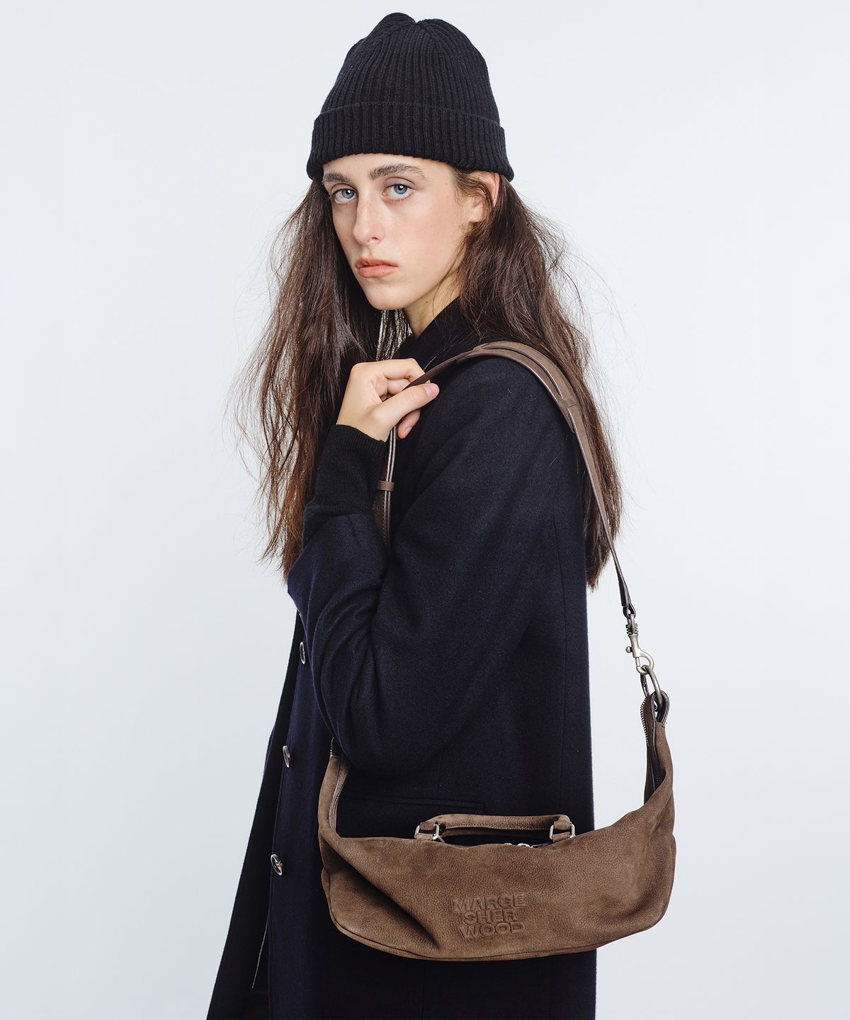 마지셔우드(MARGESHERWOOD) DUMPLING EW TOTE_hush nubuck