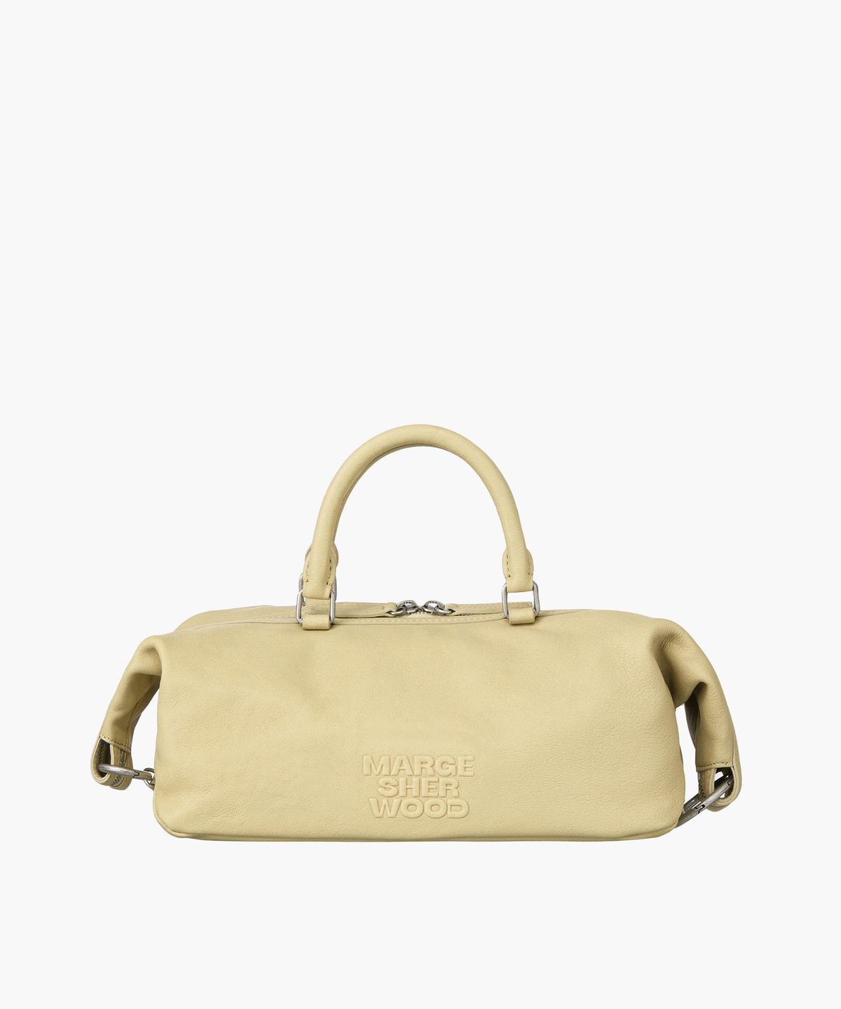 마지셔우드(MARGESHERWOOD) DUMPLING EW TOTE_butter washed nappa