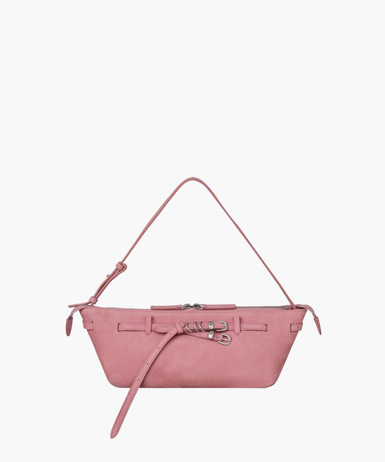GRANDMA USED SLING BAG_tea rose nubuck