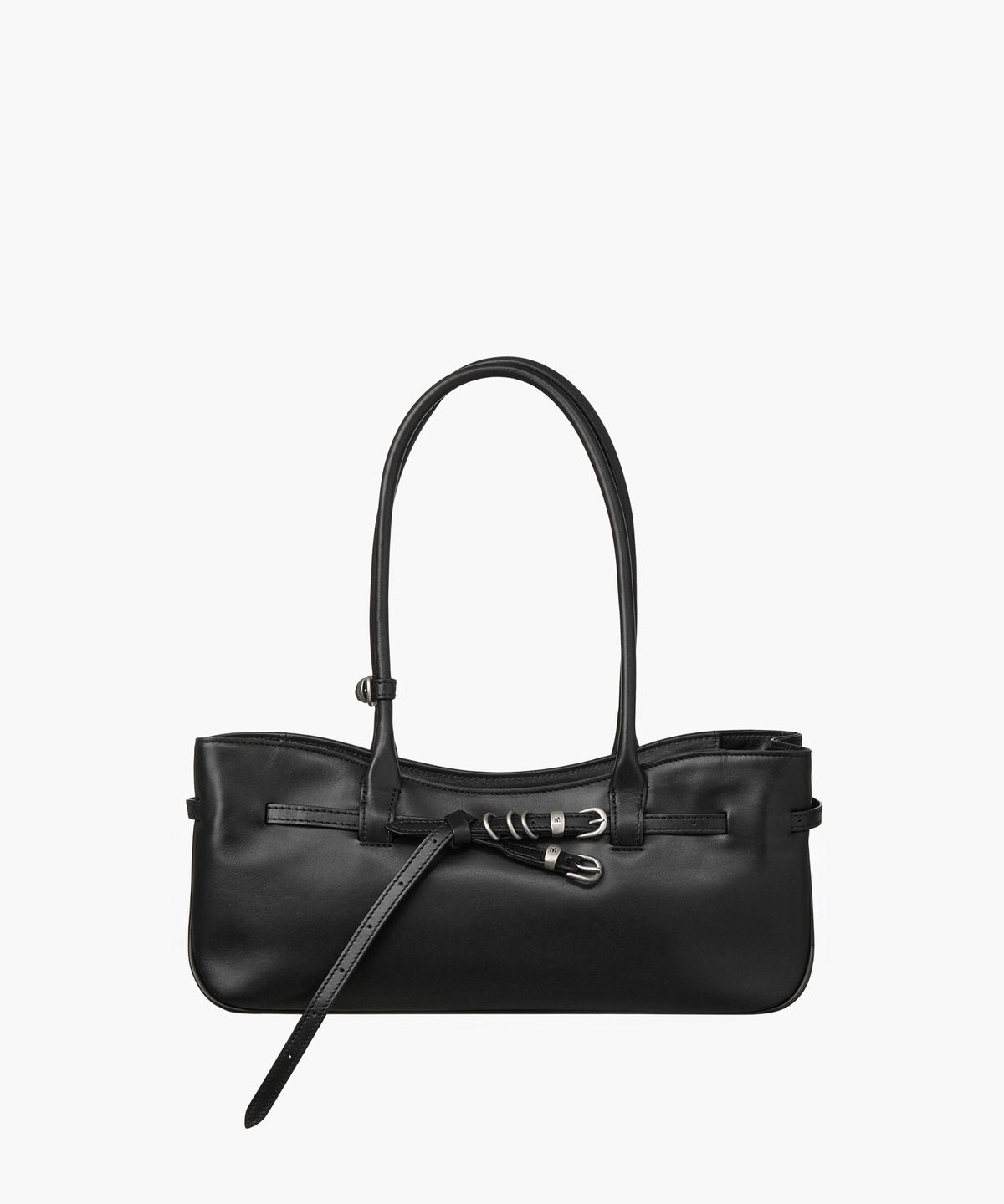 마지셔우드(MARGESHERWOOD) GRANDMA USED SHOULDER BAG_black plain