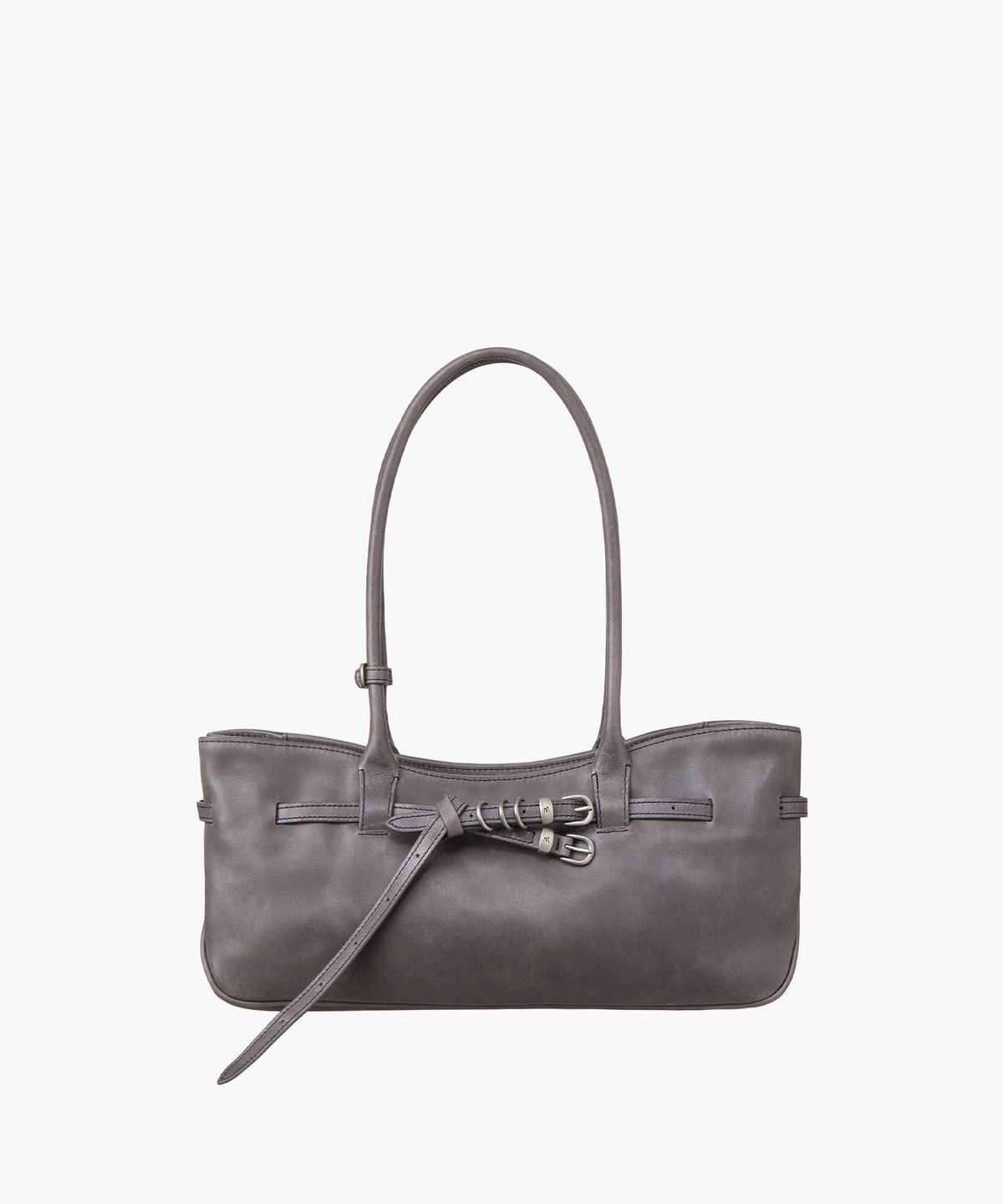 마지셔우드(MARGESHERWOOD) GRANDMA USED SHOULDER BAG_mauve pull-up