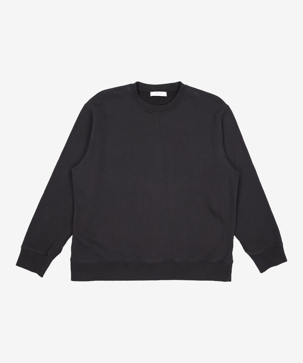 소신(SOCIN) Cosy Cotton Sweatshirt (Black) L