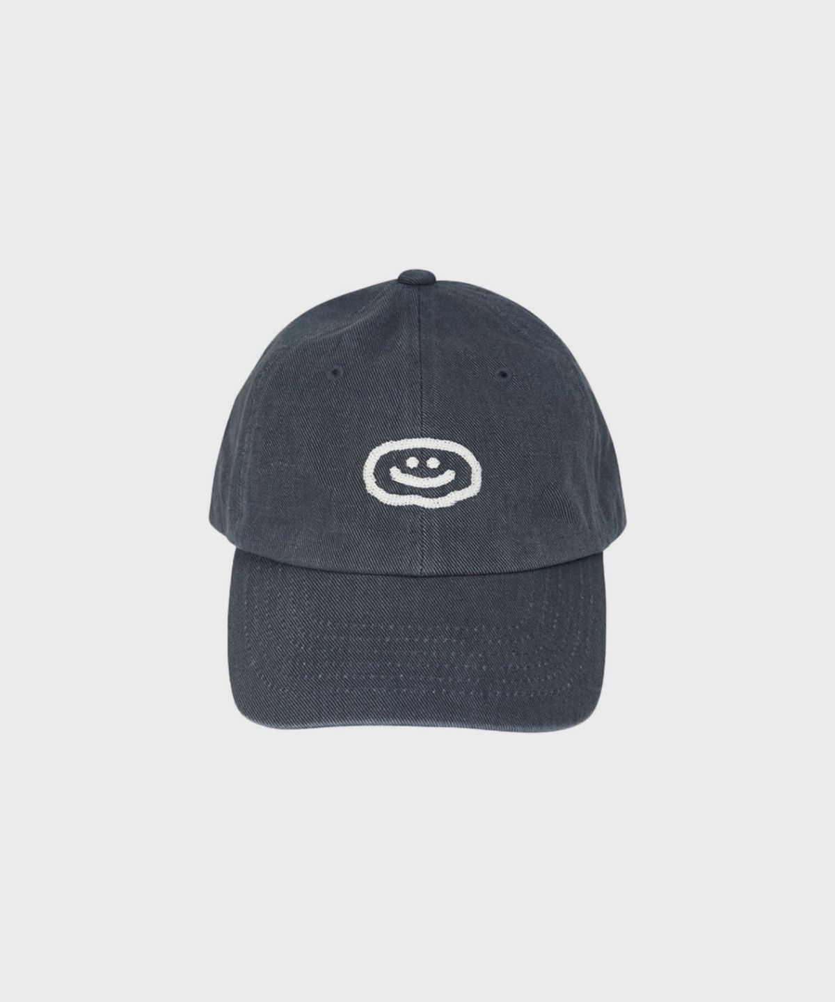 오울(OOOWL) WASHING CAP FLAT LOVE NAVY