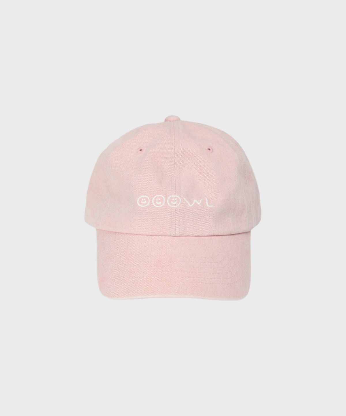 오울(OOOWL) WASHING CAP LOGO PINK
