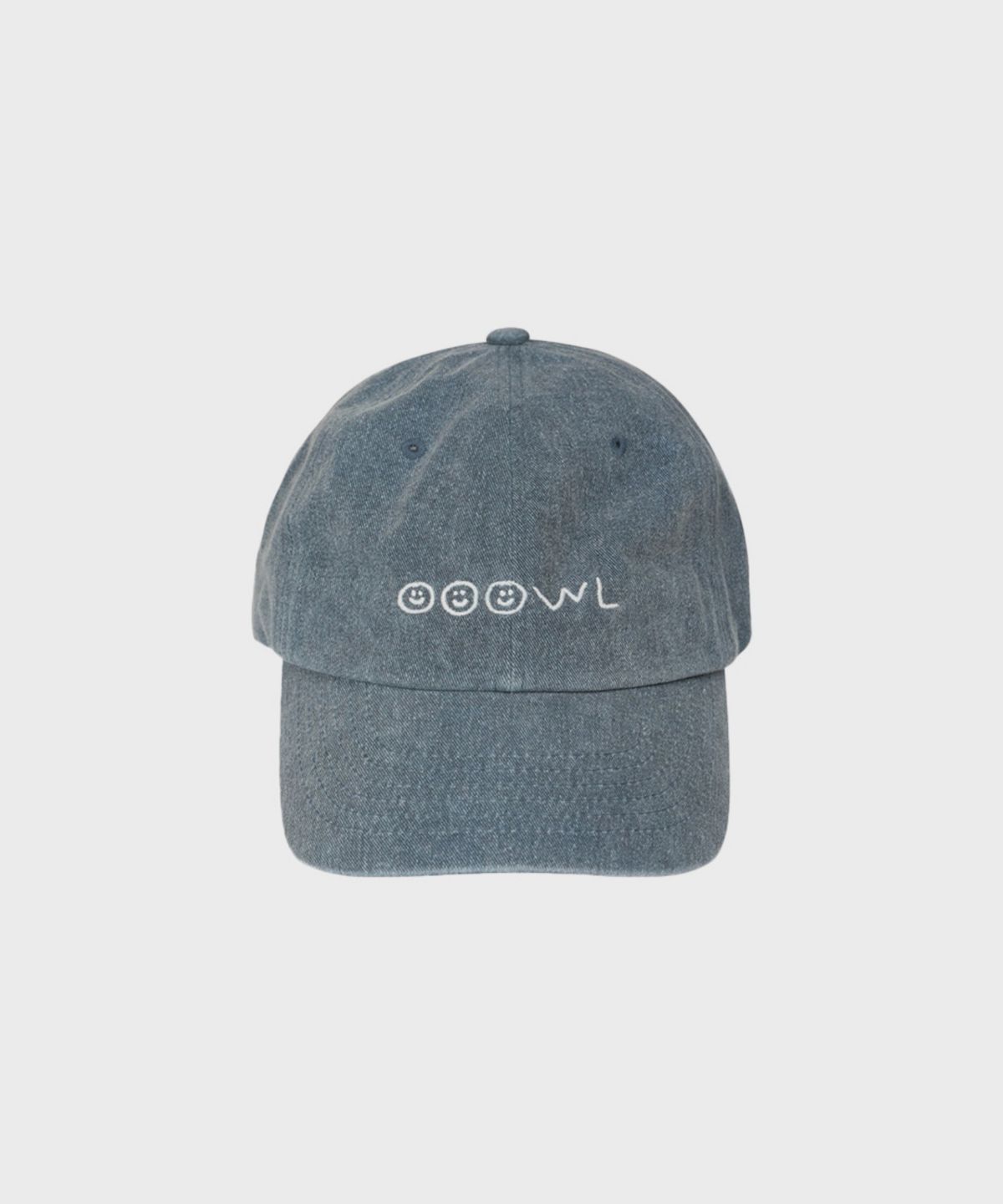 오울(OOOWL) WASHING CAP LOGO BLUE