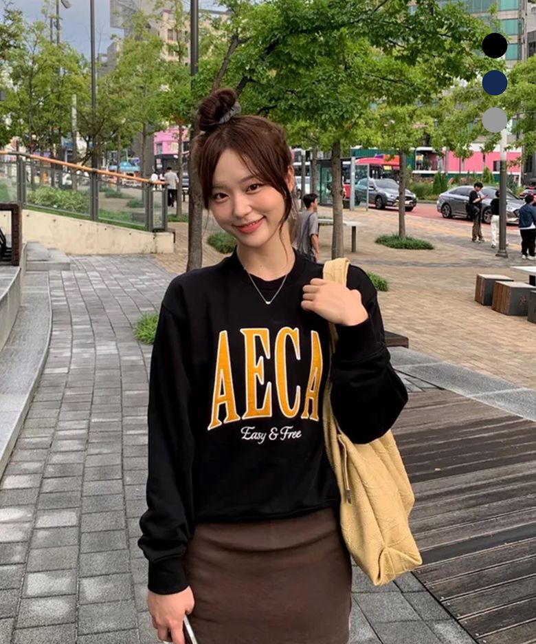 AECA ARCH FELT SWEAT SHIRTS (3color)