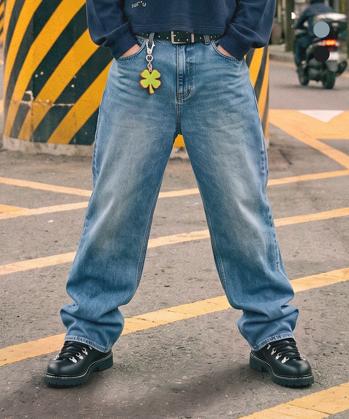 에이카화이트(AECA) AECA STRAIGHT DENIM (2color)
