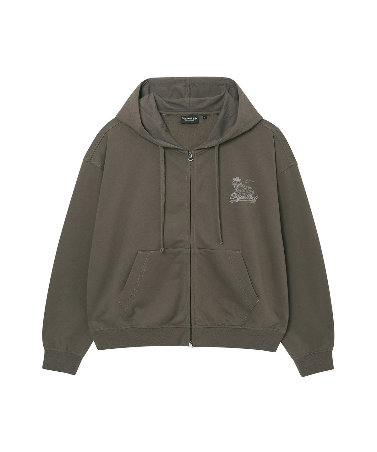 슈퍼드라이(SUPERDRY) 해치랩 후디집업 코코아 SDUMZDQ03CCA