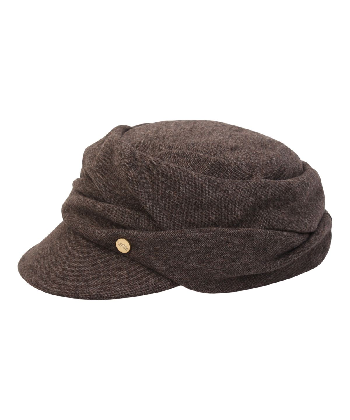 유니버셜 케미스트리(UNIVERSAL CHEMISTRY) Wool Wrinkle Brown Marine Cap 주름모자