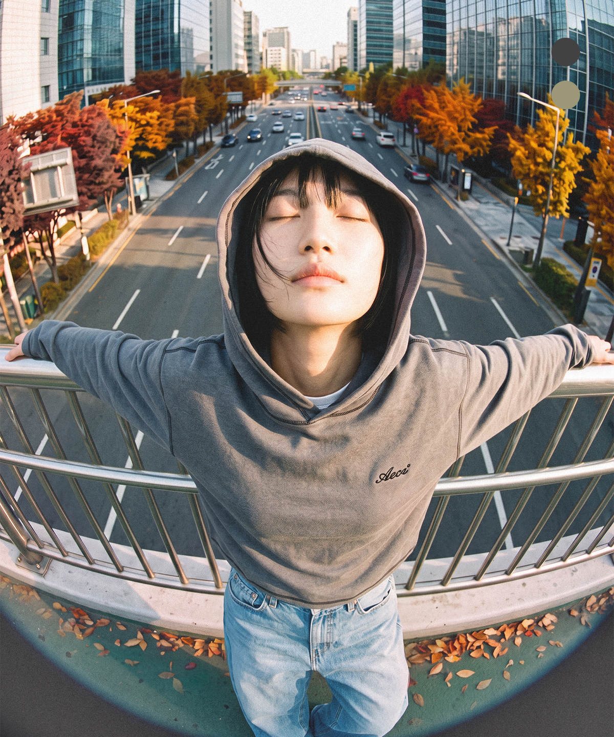 에이카화이트(AECA) AECA STANDARD FIT LONG SLEEVE HOODIE (2color)