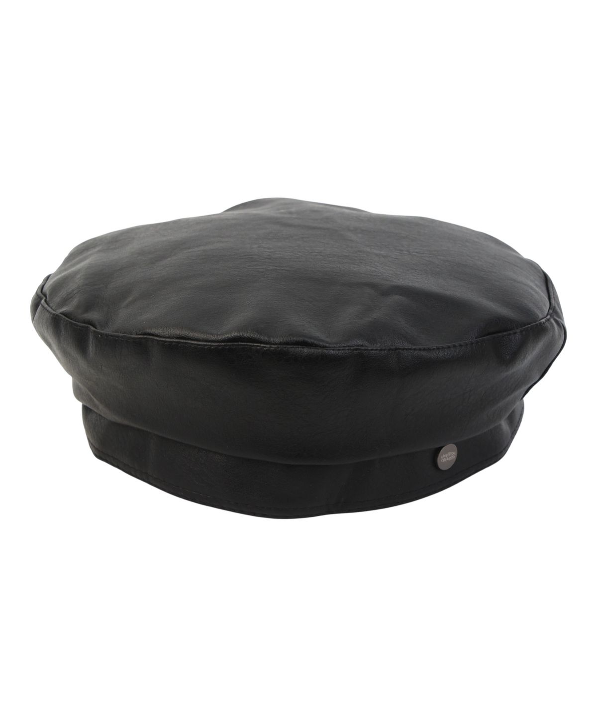 유니버셜 케미스트리(UNIVERSAL CHEMISTRY) Leather Logo Black Beret 베레모