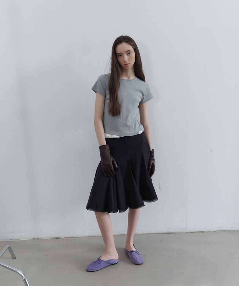 Lote flare skirt - black
