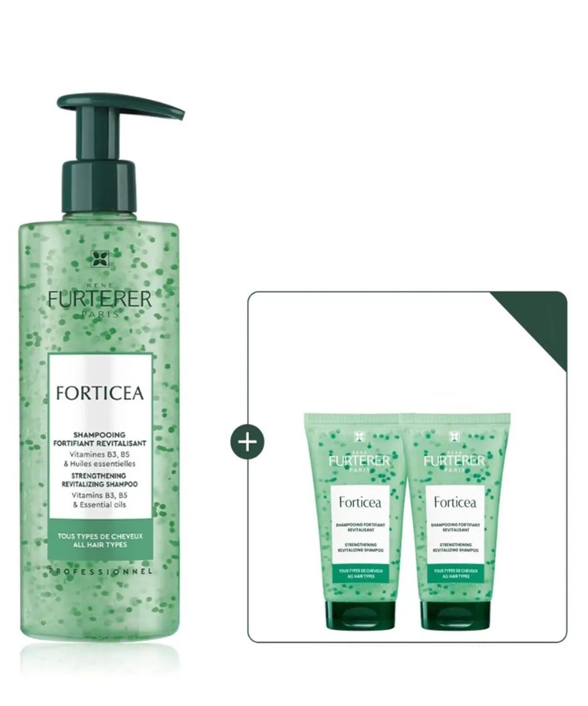르네휘테르(RENE FURTERER) 포티샤 샴푸 500ml(+포티샤 샴푸 50ml 2개)