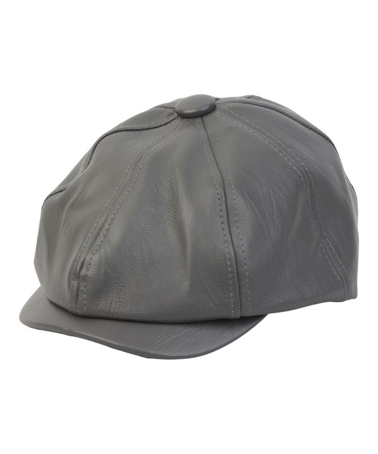 Leather Gray Banding Huntingcap 헌팅캡