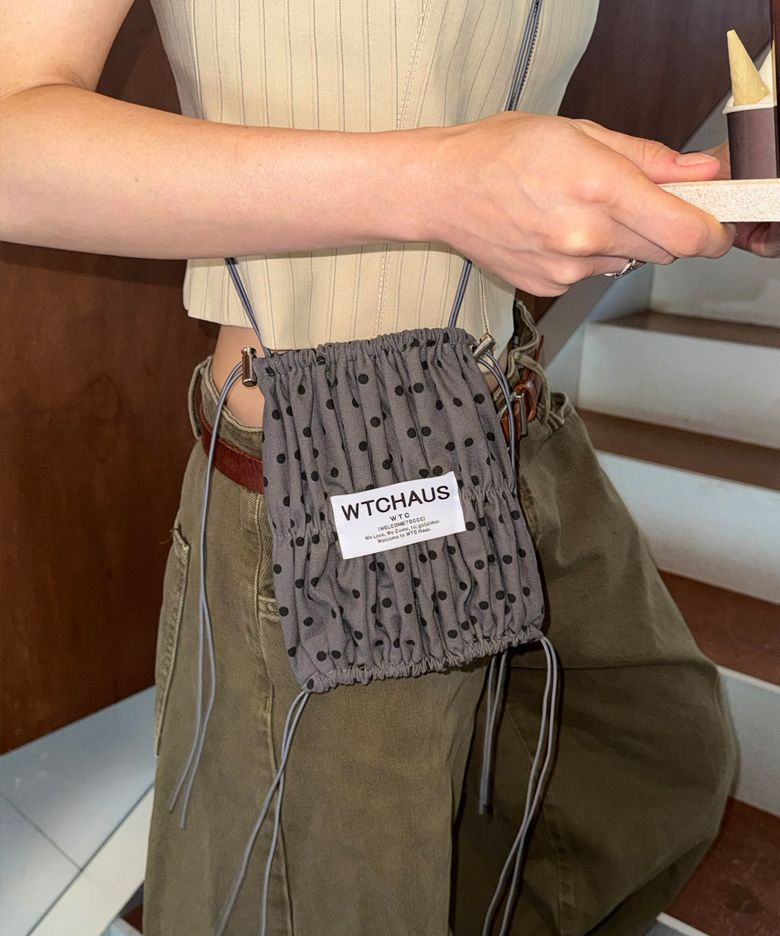 ppipi bag (Grey Dot) 가방