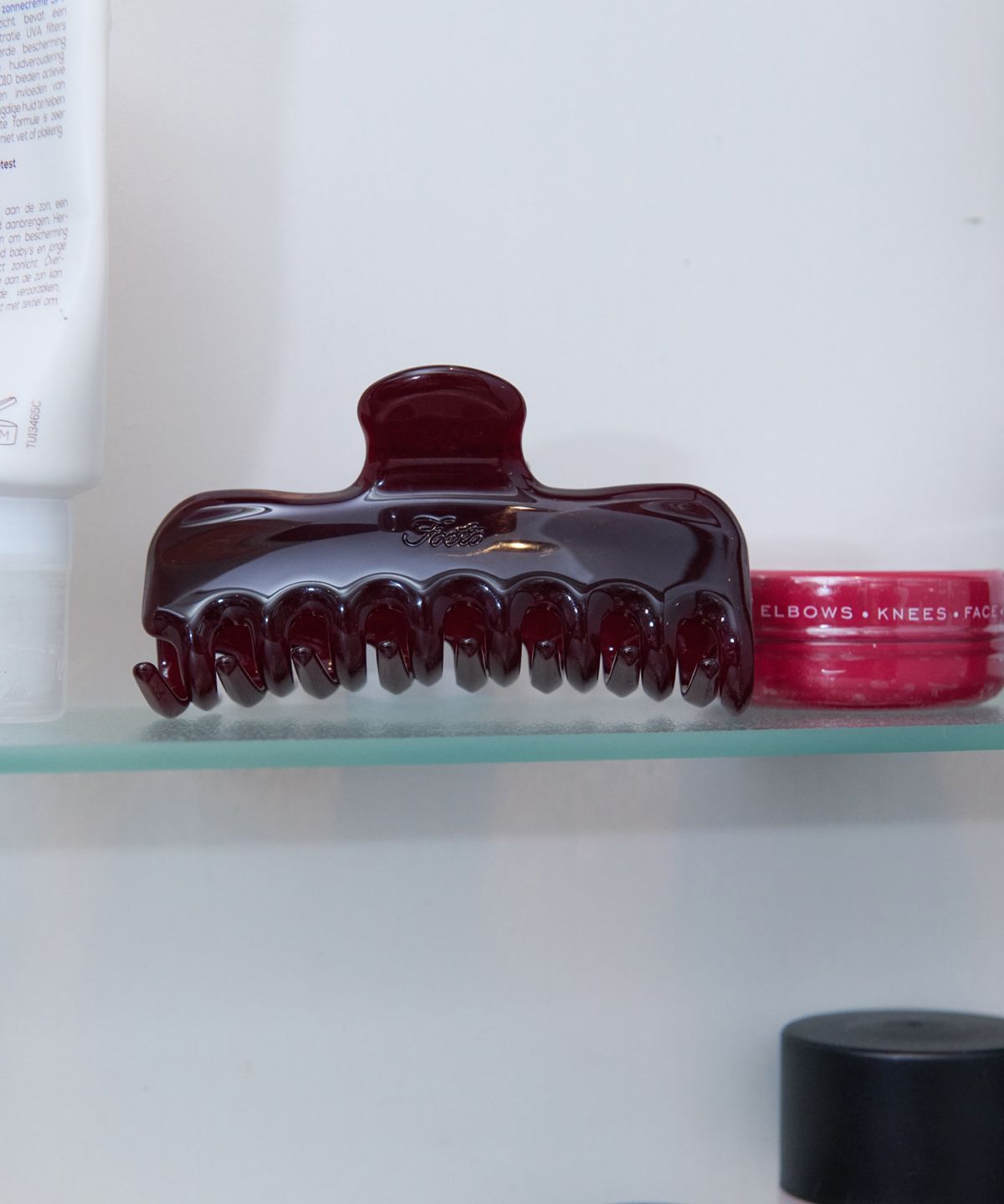 포에토(FOETO) Brondi hair clip - bordeaux