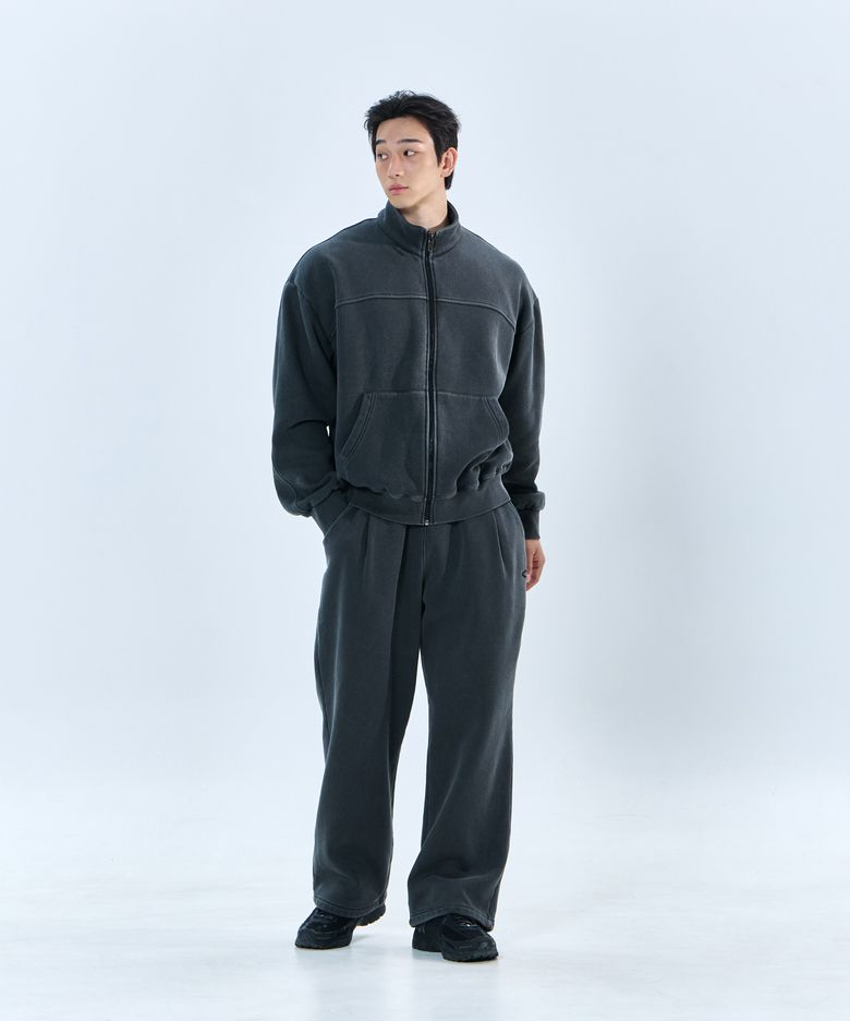 [SET] 가먼트다잉 스웻 오픈 셋업 BNZSW01 BNZLPT03