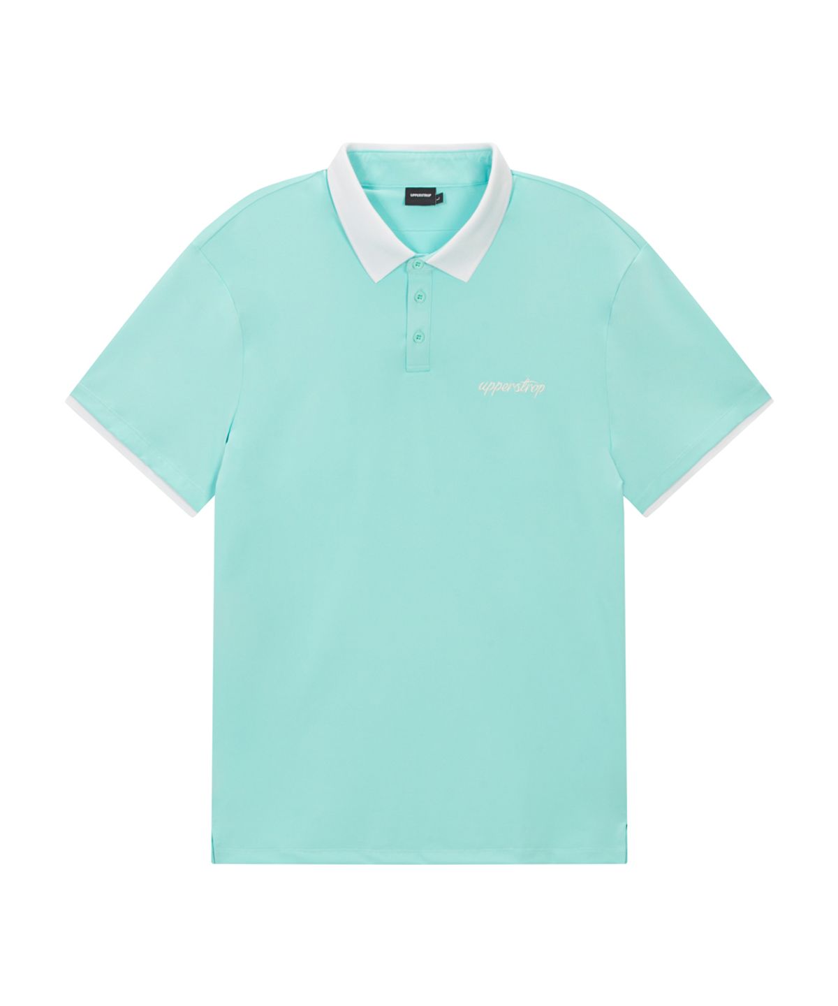 어퍼스트롭 골프(UPPERSTROP GOLF) [UMTF1027-03] 남성 스탠다드 카라 티셔츠 스카이