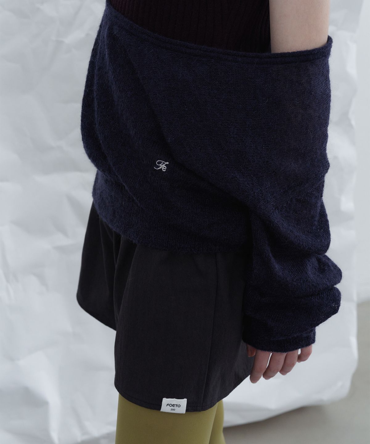포에토(FOETO) 200 essential shorts - washing charcoal