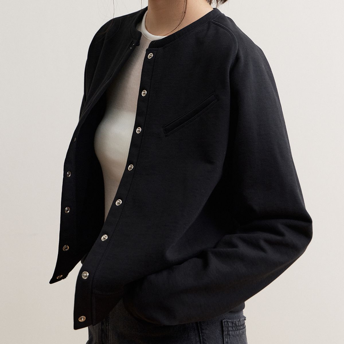 퍼블리카엑스(PUBLICKA X) LORIEL CARDIGAN BLACK