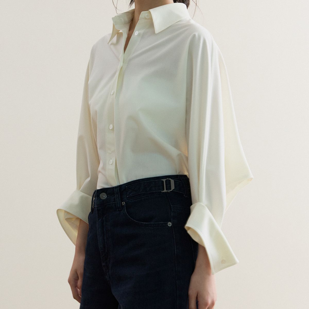 퍼블리카엑스(PUBLICKA X) LINNEA SHIRTS IVORY
