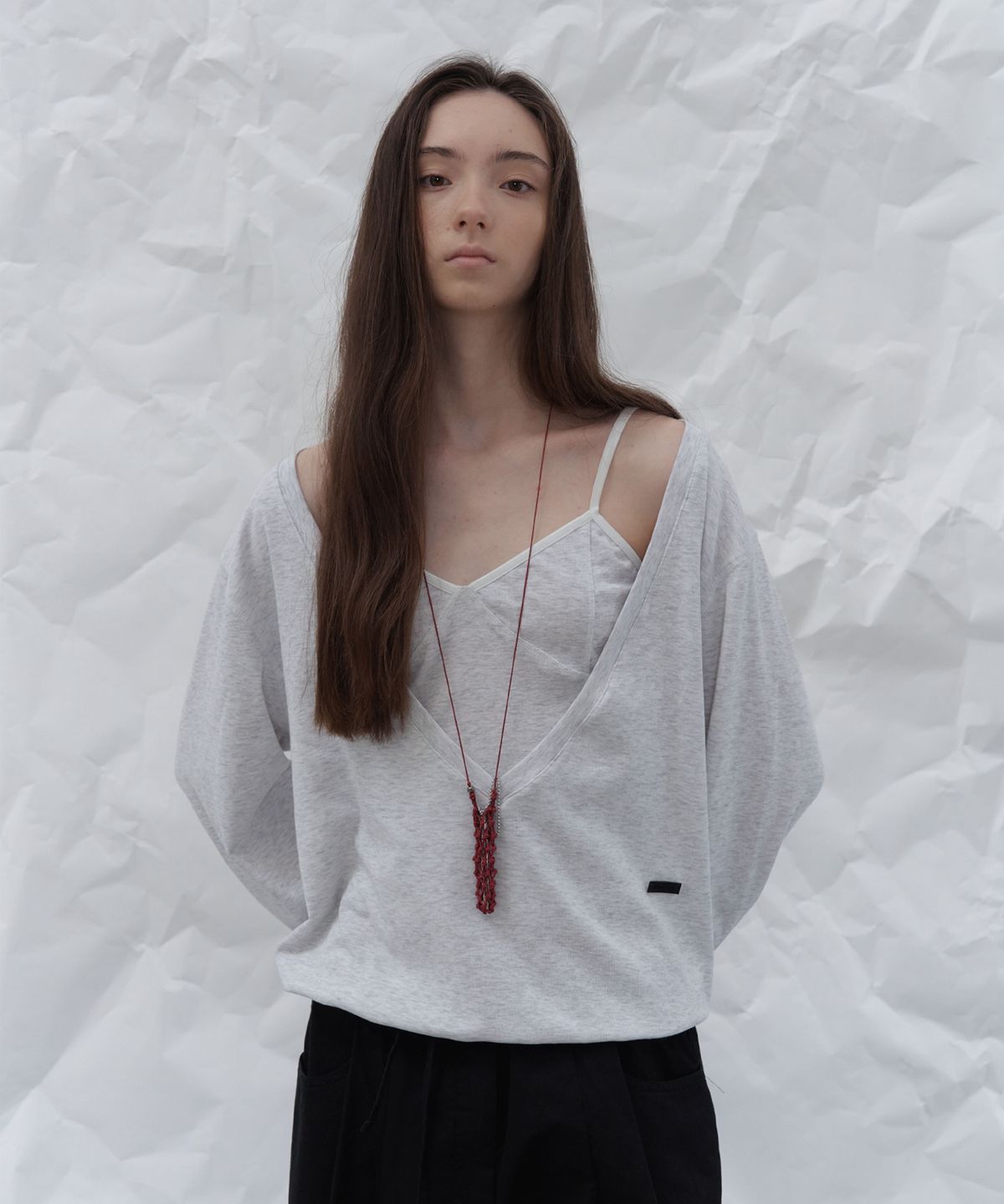 포에토(FOETO) Dearly layered set - melange