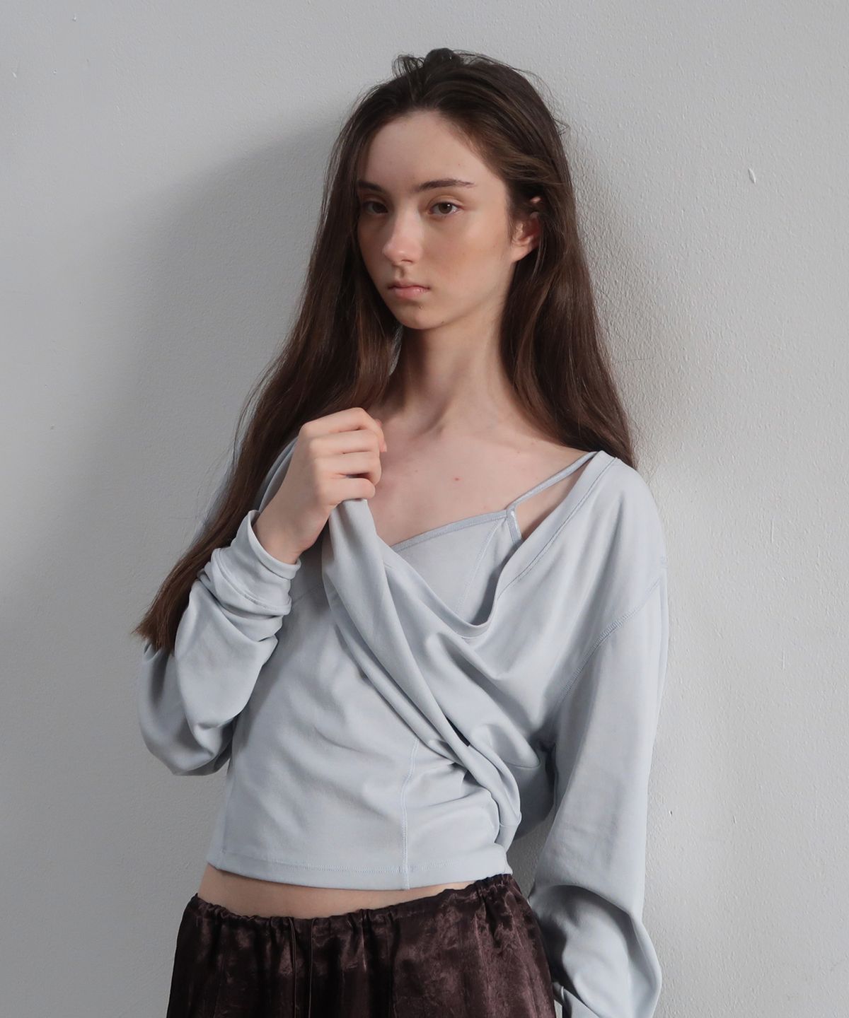 포에토(FOETO) Dearly layered set - mute blue