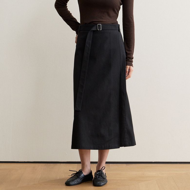 LENA LAP SKIRT BLACK