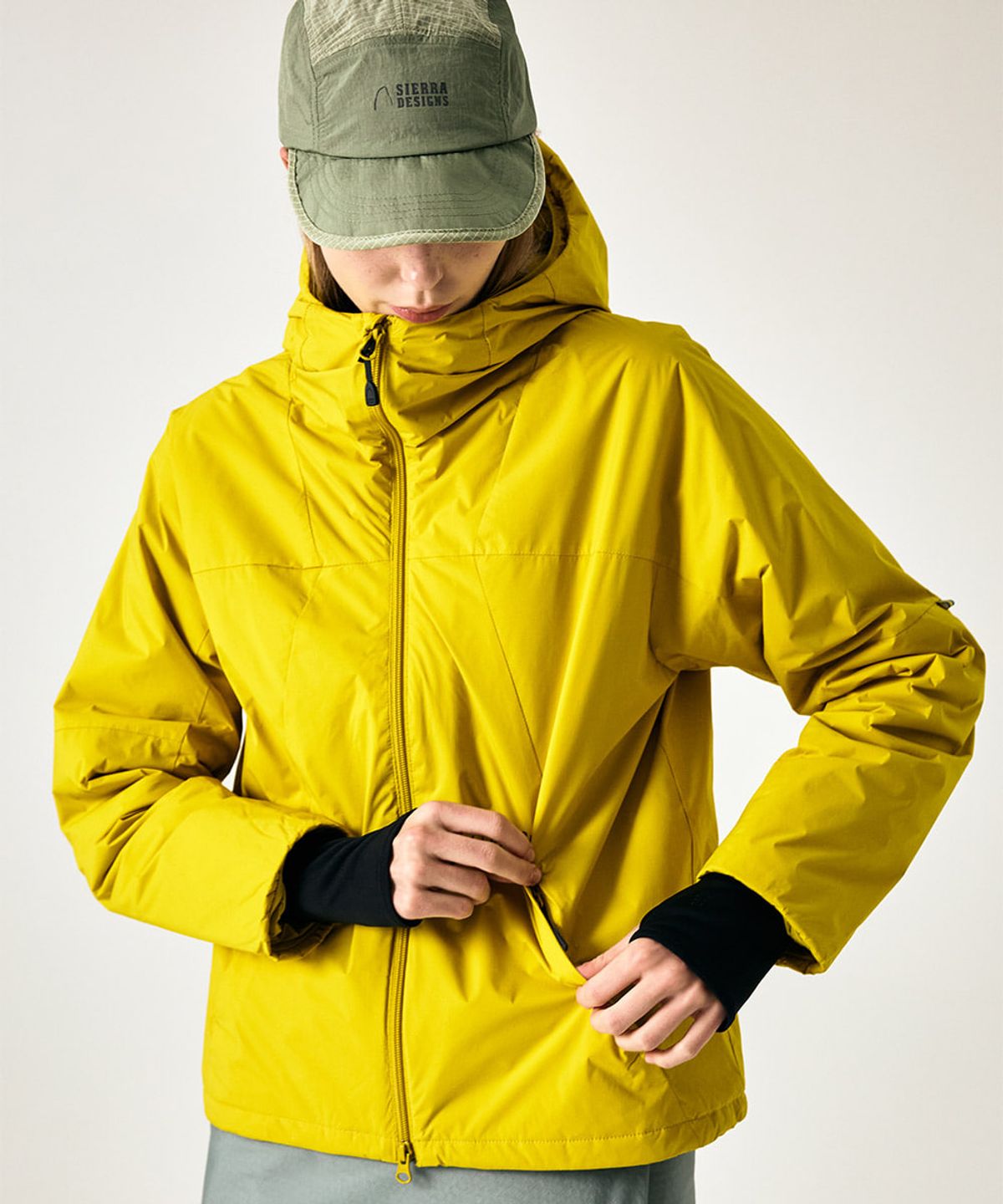 시에라디자인(SIERRA DESIGNS) W) 그랜드마더십 경량 인슐레이션 후드자켓 DARK YELLOW