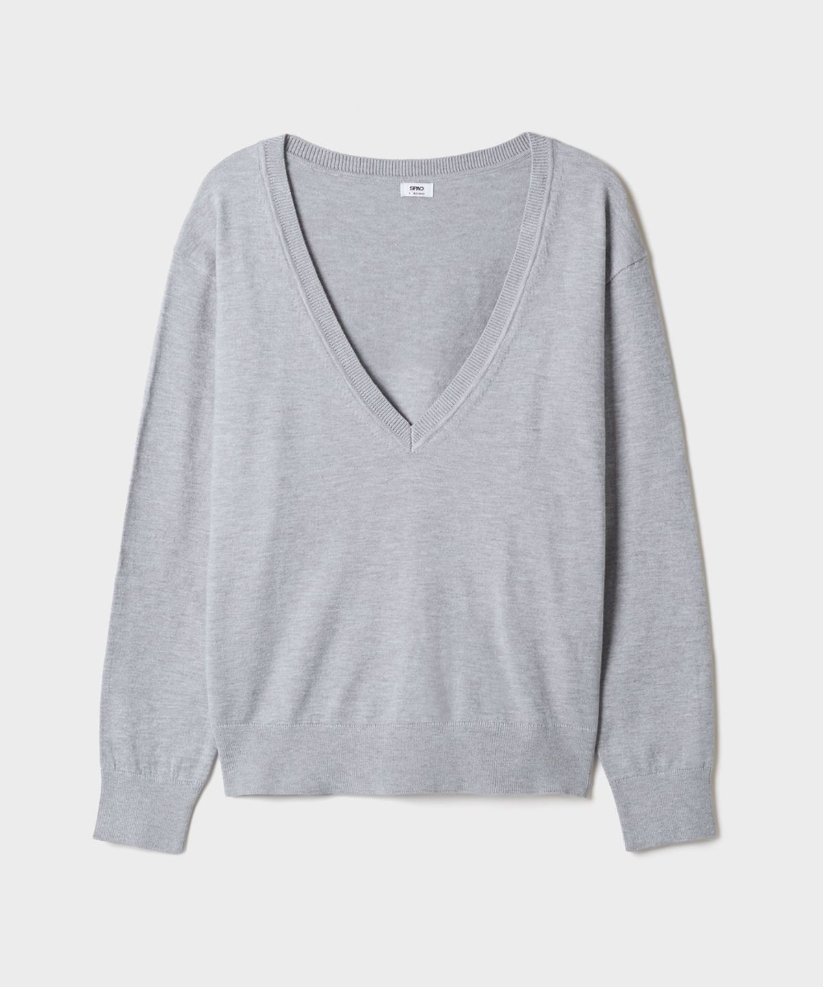 스파오(SPAO) [소프트얀] 딥 브이넥 니트_SPKWG49G01