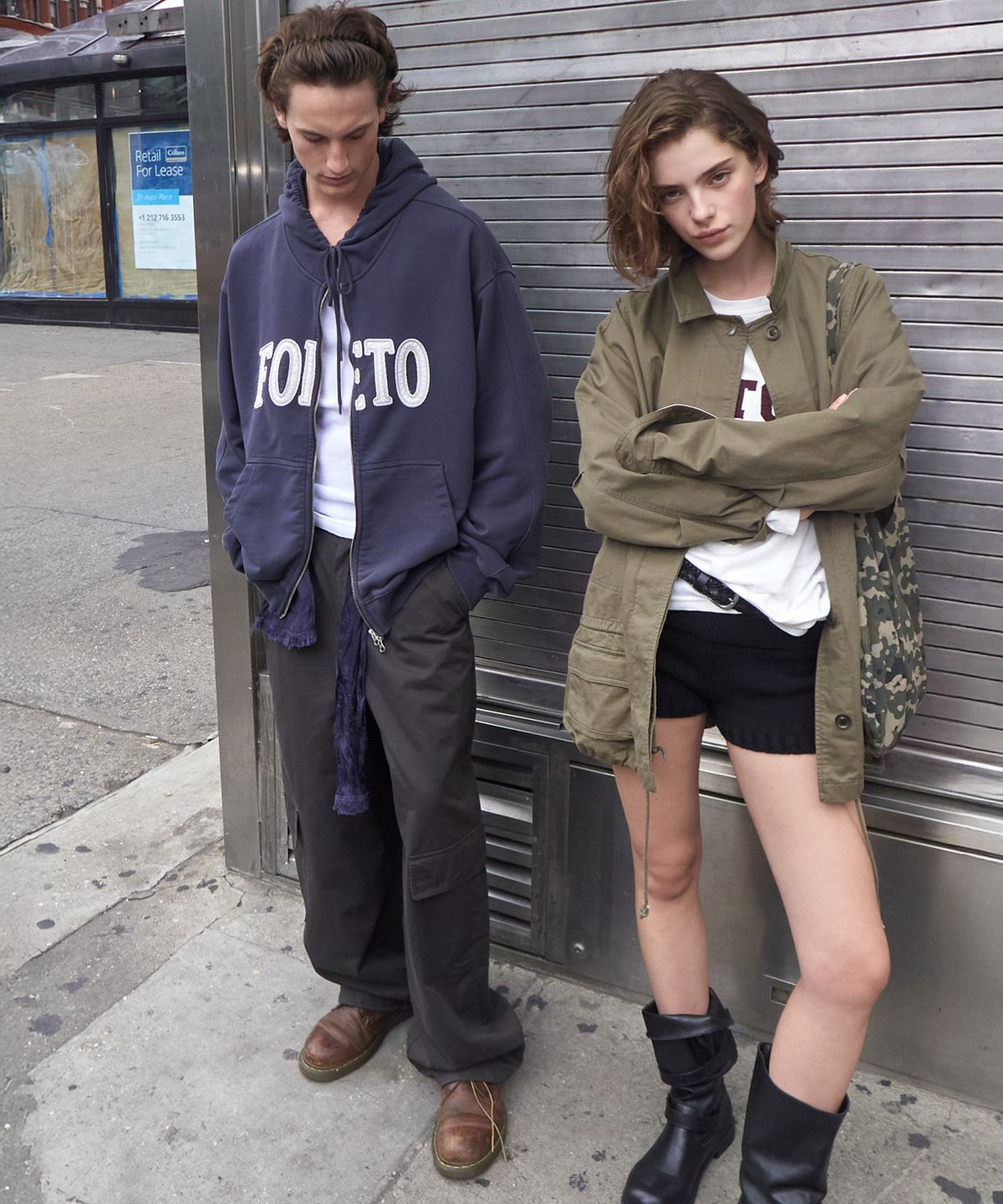포에토(FOETO) Low pocket cotton jacket - khaki