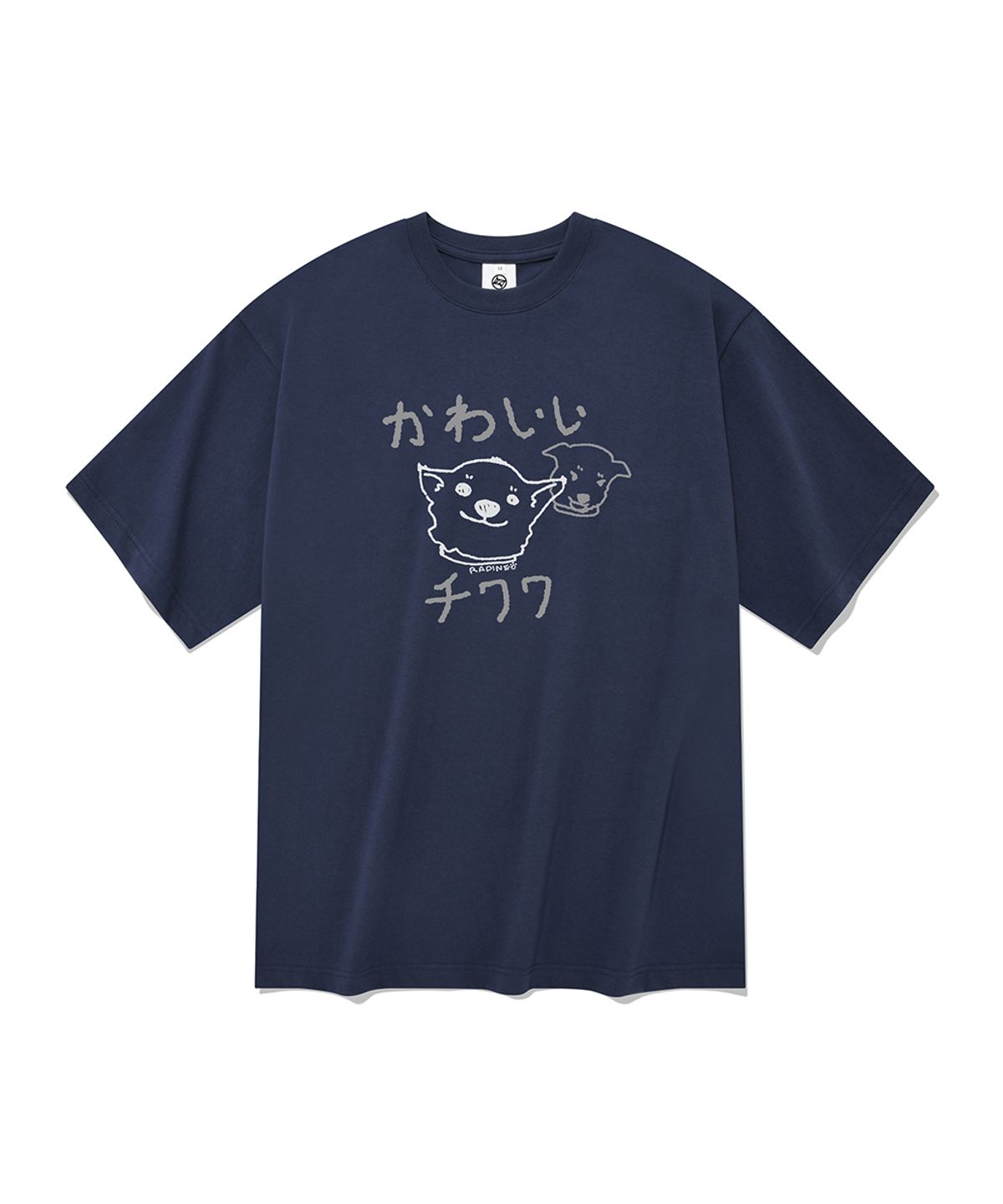 라디네오(RADINEO) 카와이 반팔 티셔츠 네이비