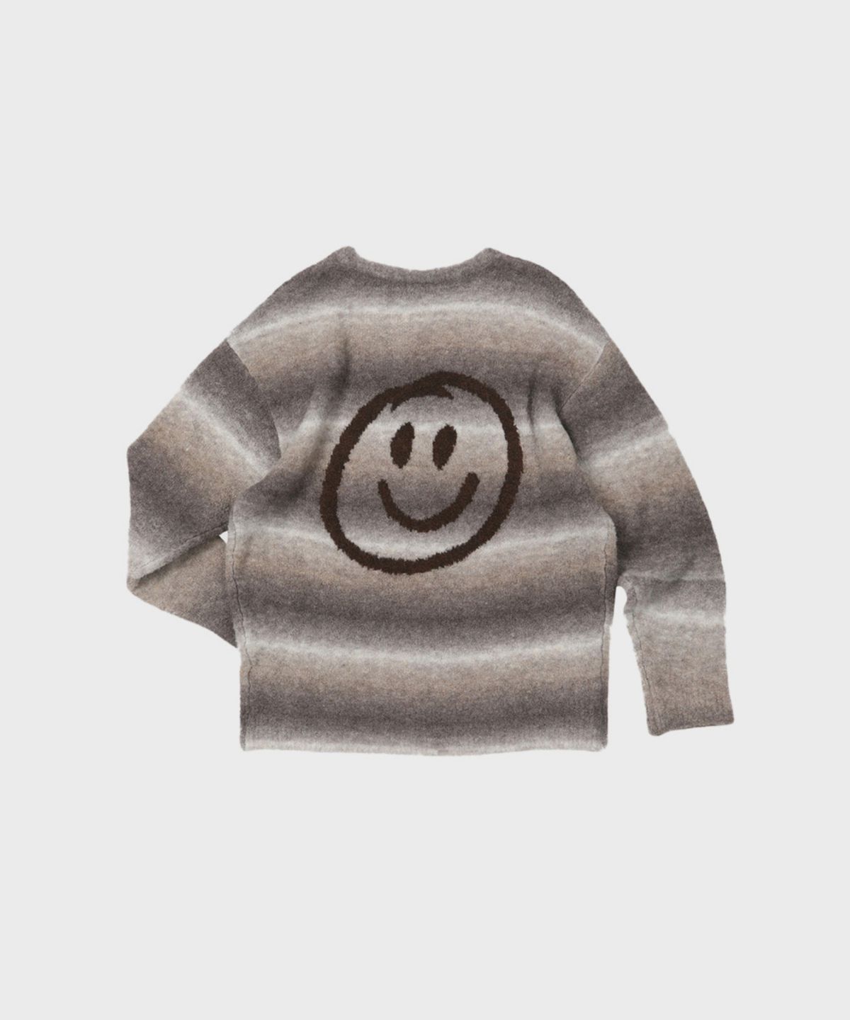 오울(OOOWL) GRADATION PULLOVER LOVE BROWN